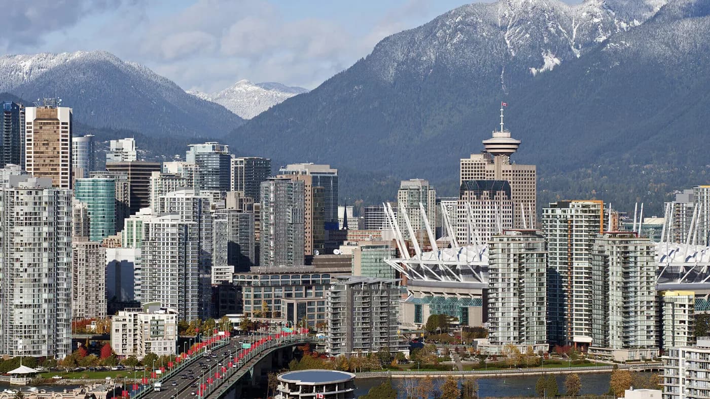 Vancouver şehir manzarası