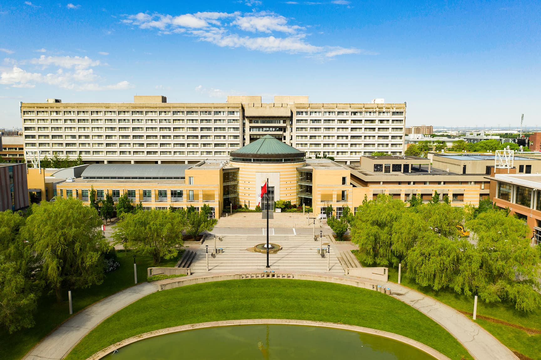 York University Keele Kampüs havadan fotoğrafı