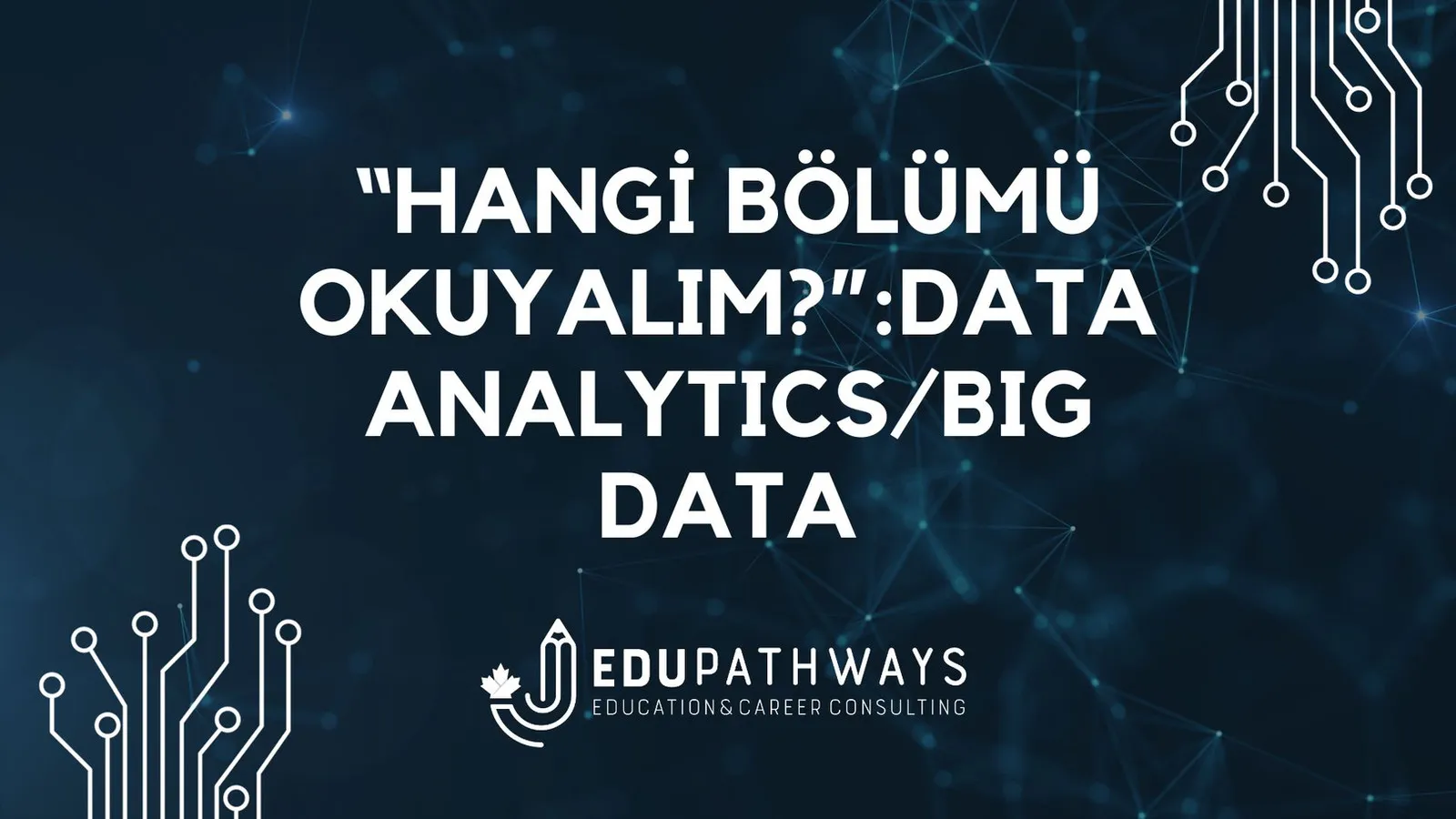 "Hangi Bölümü Okuyalım?": Data Analytics / Big Data
